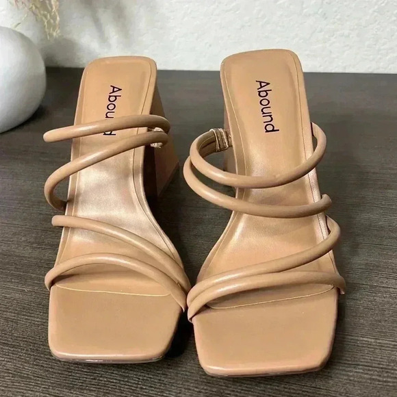 Abound Strappy Nude Sandals - Picture 11 of 13